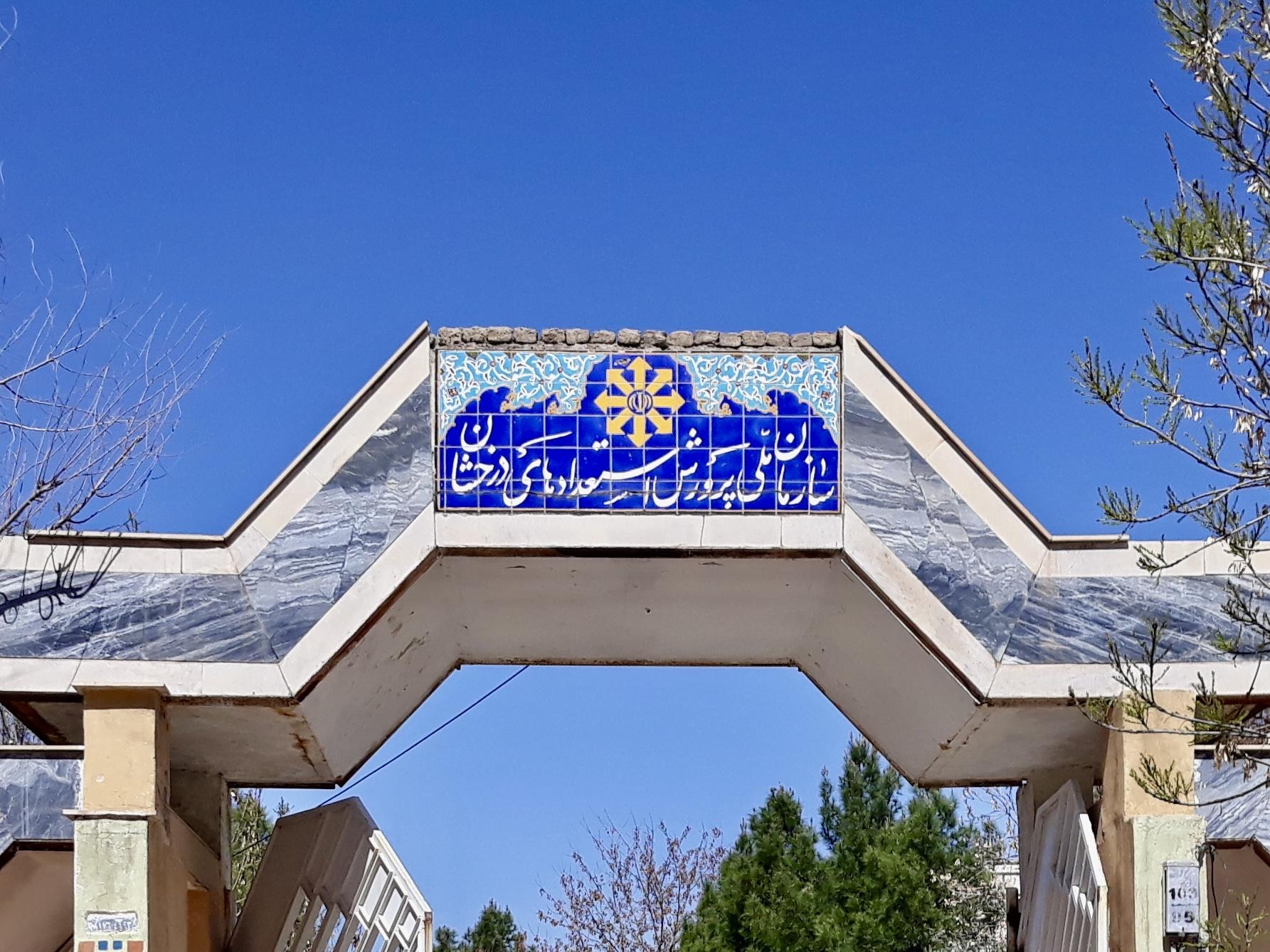 نمای سردر ورودی فرزانگان